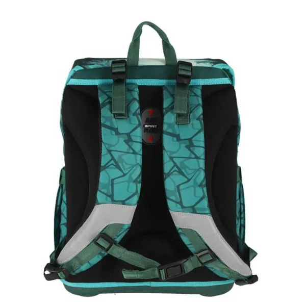 Spirit: zaino scolastico con dinosauro T-Rex e chiusura magnetica 49x21x40 cm immagine 3