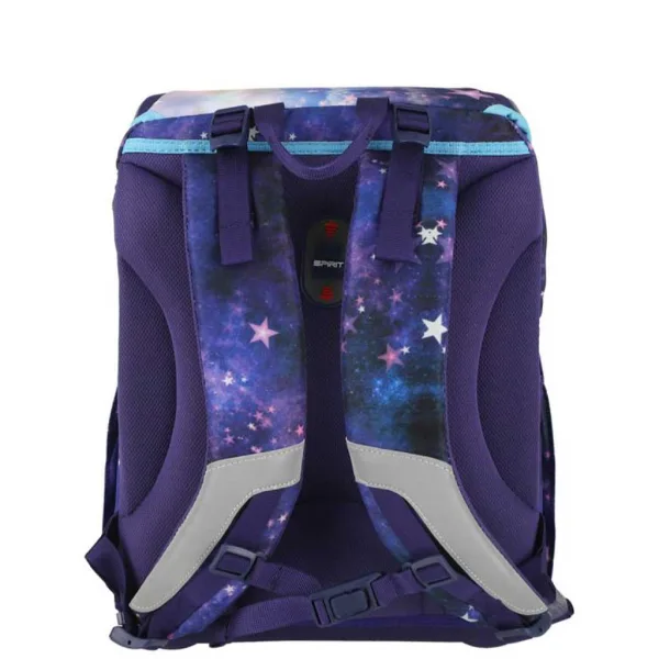 Spirit: zaino scolastico con fantasia di Pegaso e chiusura magnetica 49x21x40 cm immagine 3