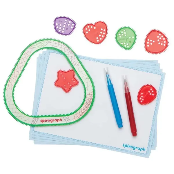 Spirografo: Forme DIVERTENTI Spirografo - Set creativo da 10 pezzi immagine 2