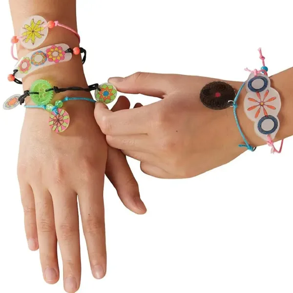 Spirografo: Set creativo di gioielli termoadesivi immagine 6