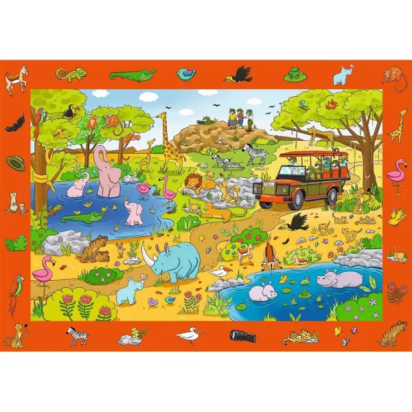 Spy Guy puzzle 24 pezzi Safari - Trefl immagine 2