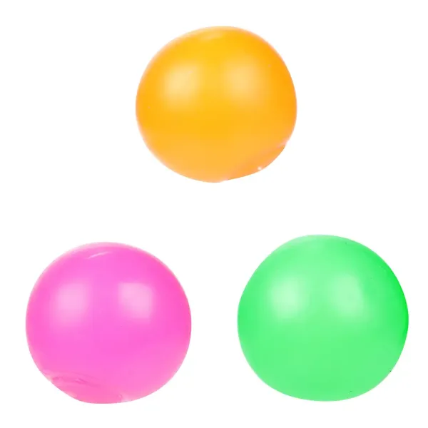 Squeeze: Set di 3 palline appiccicose al neon immagine 2