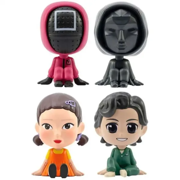 Squid Game Bobble Hero sorpresa mini figura 8cm immagine 2