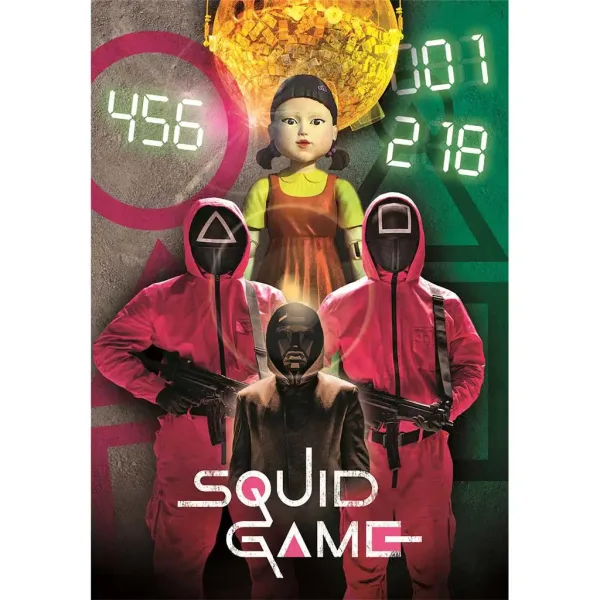 Squid Game: Vinci la tua vita puzzle da 1000 pezzi 70x50cm - Clementoni immagine 2
