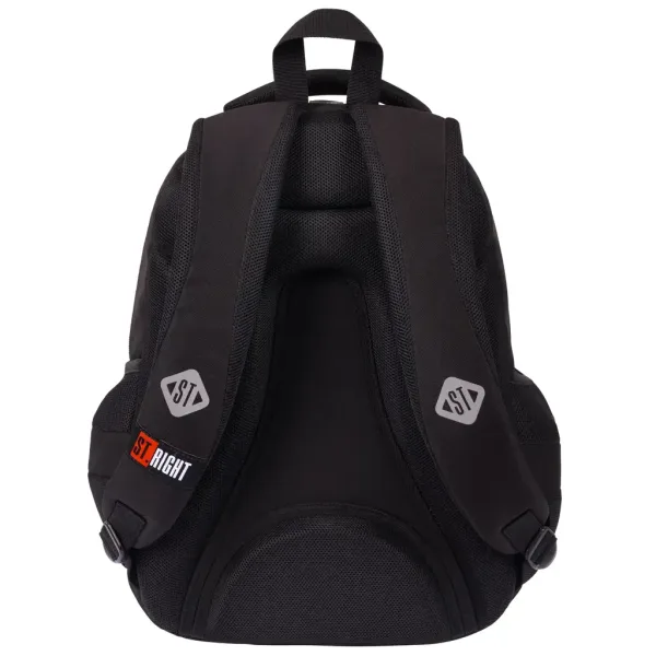 St.Right Black zaino ergonomico per la scuola, zaino BP73 46x31x20cm immagine 3