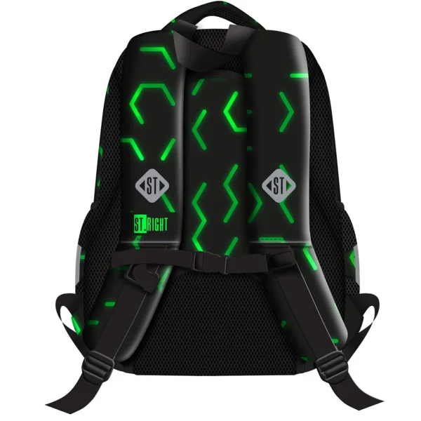 St.Right Green Level borsa scolastica, zaino BP26 39x27x17 cm immagine 2