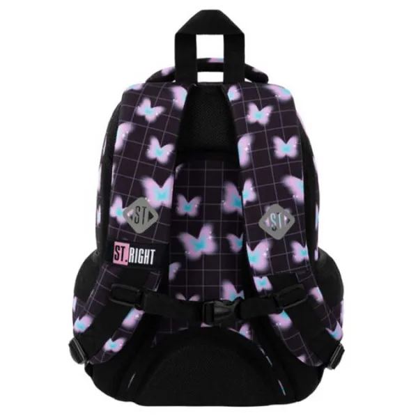 St.Right Pastel Butterfly cartella scolastica, zaino BP26 39x27x17 cm immagine 2