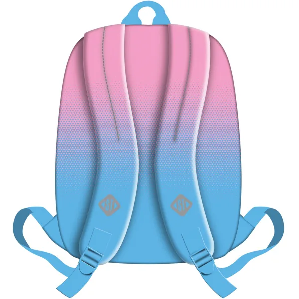 St.Right Zaino scolastico rosa-blu gradiente BP33 40x31x17 cm immagine 2