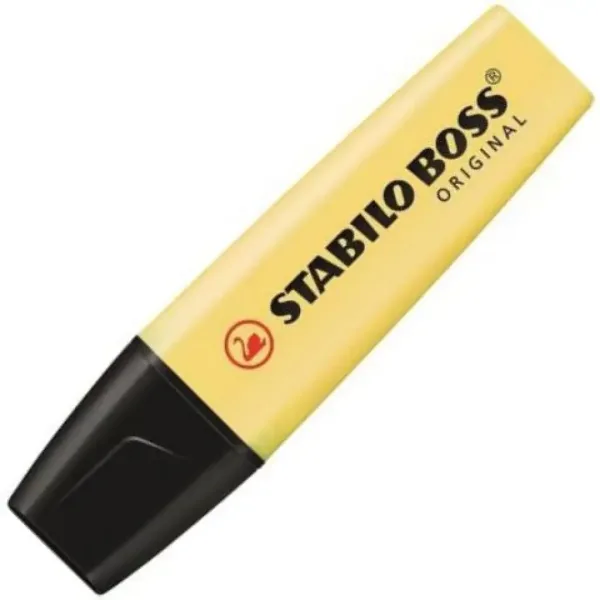 Stabilo: BOSS Original Evidenziatore Pastello colore vaniglia 2-5mm immagine 1