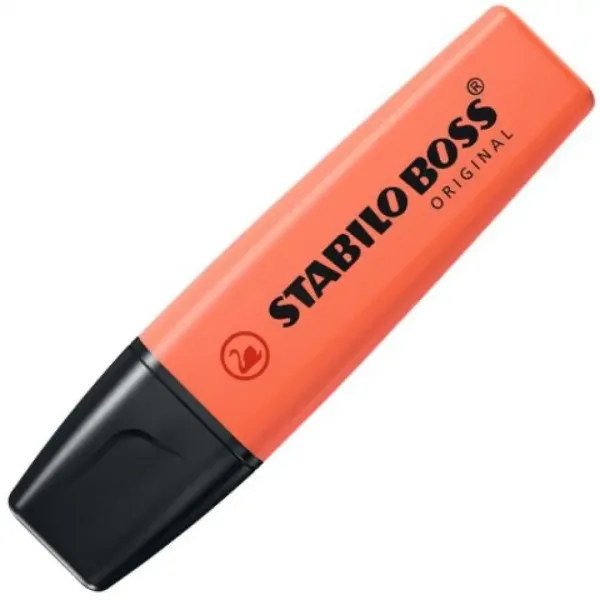 Stabilo: BOSS Original Evidenziatore Pastello in colore corallo tenue 2-5mm immagine 1