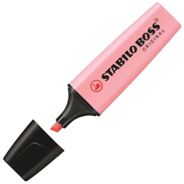 Stabilo: BOSS Original evidenziatore pastello di colore rosa, punta 2-5 mm immagine 2