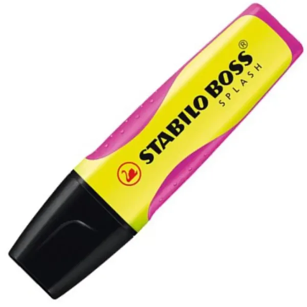 Stabilo: BOSS SPLASH evidenziatore 2-5mm colore giallo immagine 1