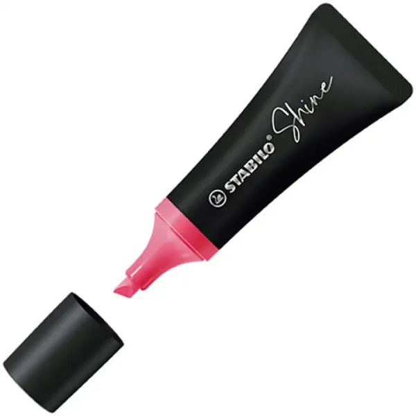 Stabilo: Evidenziatore Shine colore rosa immagine 1