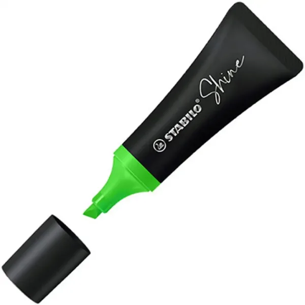 Stabilo: Evidenziatore Shine colore verde immagine 1