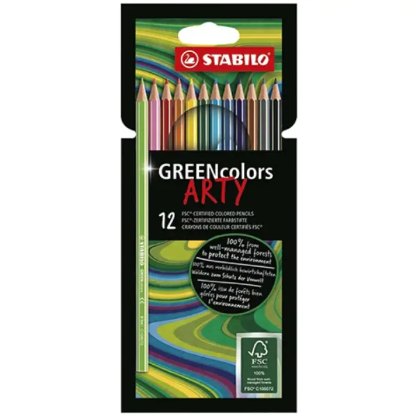 Stabilo: GREENcolors ARTY set di matite colorate 12 pezzi immagine 1