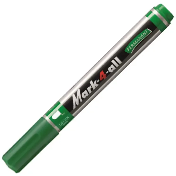 Stabilo: Mark-4-All pennarello a sfera ad alcol colore verde immagine 1