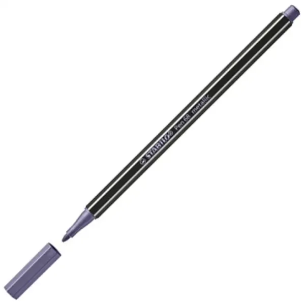 Stabilo: Pen 68 1,4mm pennarello a fibra in colore lilla metallizzato immagine 1
