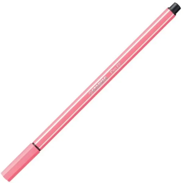 Stabilo: Pen 68 pennarello a pennello colore rosa da 1 mm immagine 1