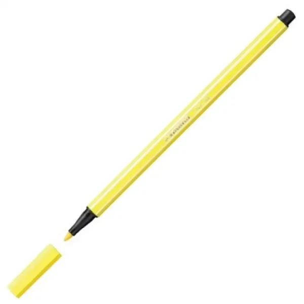Stabilo: Pen 68 pennarello fluo giallo con punta da 1mm immagine 2