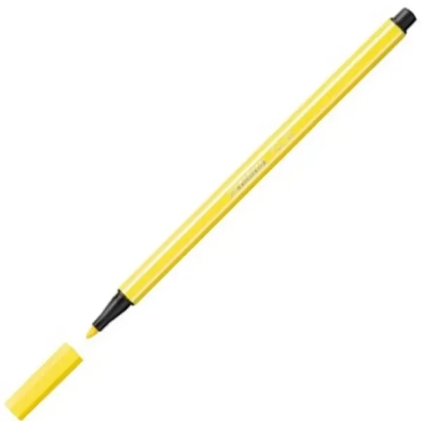 Stabilo: Pen 68 pennarello giallo limone da 1 mm immagine 2