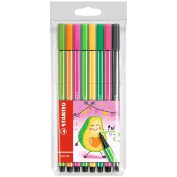 Stabilo: Pen 68 set di pennarelli colorati avocado da 8 pezzi immagine 1