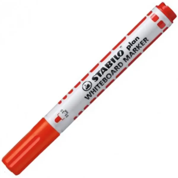 Stabilo: Pennarello per lavagna Plan WhiteBoard colore rosso immagine 1