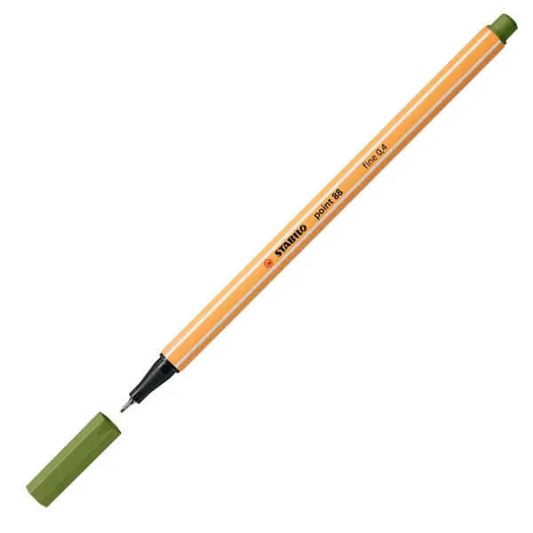 Stabilo: Point 88 fineliner da 0,4 mm colore verde muschio immagine 1