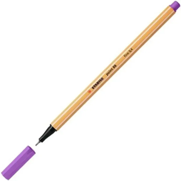 Stabilo: Point 88 penna a punta fine color prugna immagine 1