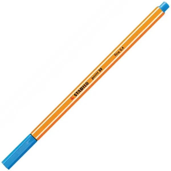 Stabilo: Point 88 penna a punta fine colore blu oceano 0,4mm immagine 1