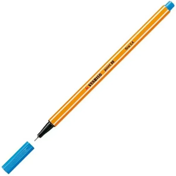 Stabilo: Point 88 penna a punta fine colore blu oceano 0,4mm immagine 2
