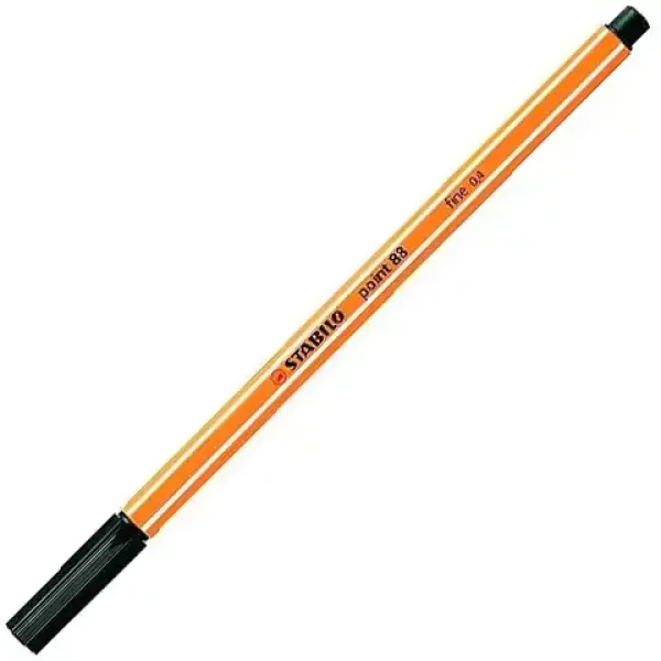 Stabilo: Point 88 penna a punta fine colore nero 0,4mm immagine 1