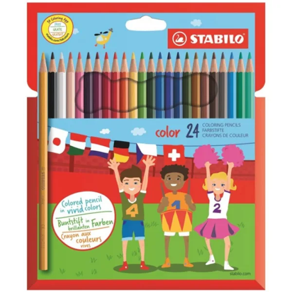 Stabilo: Set di matite colorate Color 24 pezzi immagine 1
