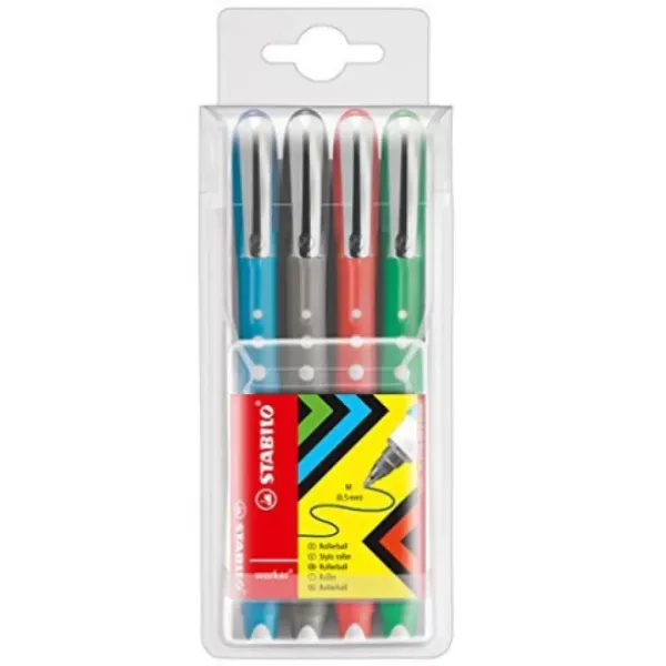Stabilo: Set di penne roller Worker Colorful 4 pezzi 0,5 mm immagine 1