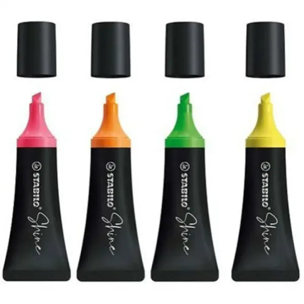 Stabilo: Set evidenziatori Shine 4 pezzi immagine 2