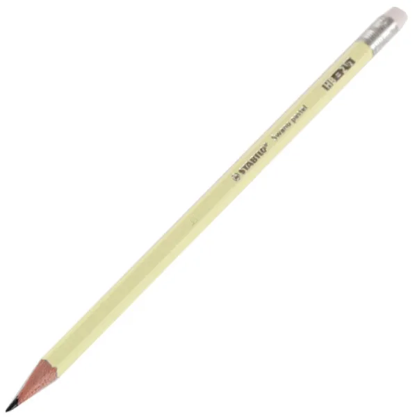 Stabilo: Swano matita grafite color pastello giallo limone HB 1 pezzo immagine 1