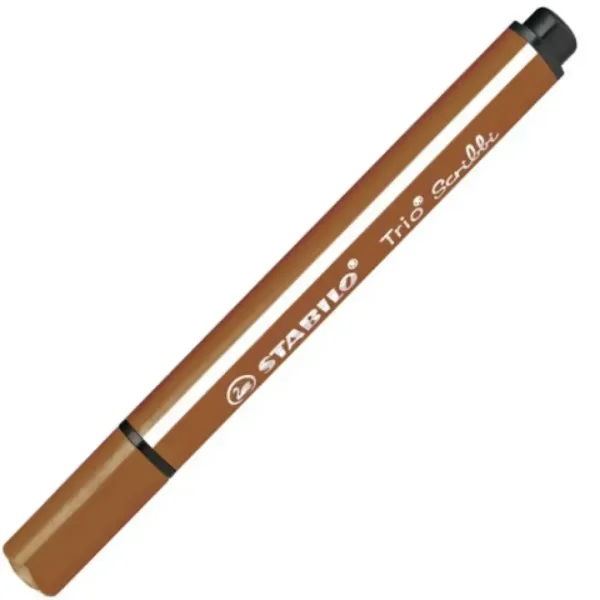 Stabilo: Trio Scribble pennarello triangolare color marrone chiaro immagine 1