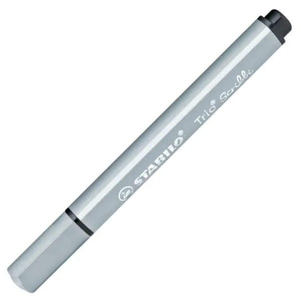 Stabilo: Trio Scribble pennarello triangolare colore grigio chiaro immagine 1