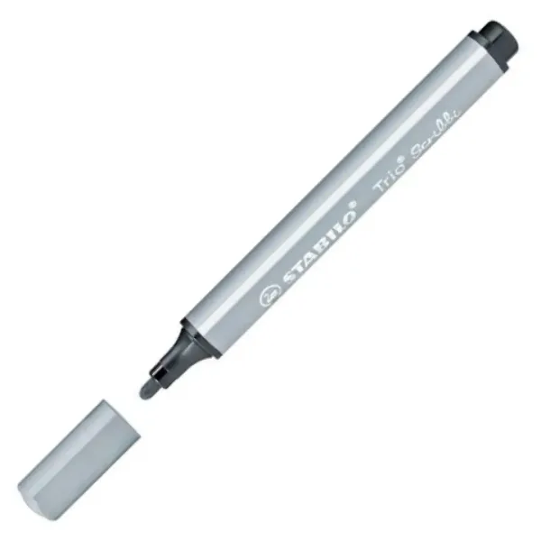 Stabilo: Trio Scribble pennarello triangolare colore grigio chiaro immagine 2