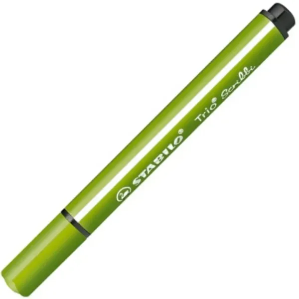 Stabilo: Trio Scribble pennarello triangolare colore verde chiaro immagine 1