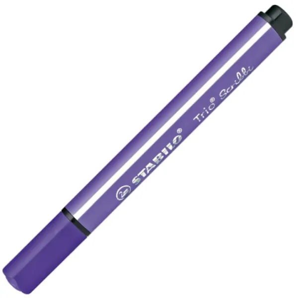 Stabilo: Trio Scribble pennarello triangolare colore viola immagine 1