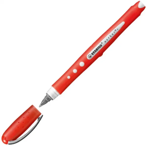 Stabilo: Worker+ Colorful penna a sfera rossa 0,5mm immagine 1