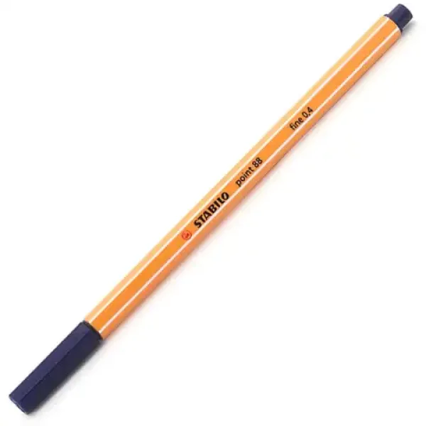 Stabilo: pennarello Point 88 punta fine 0,4 mm colore blu notte immagine 1