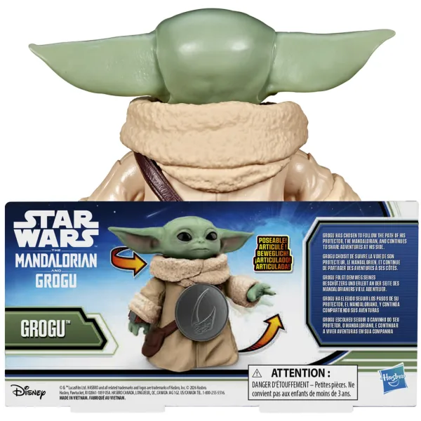 Star Wars: Action figure di Grogu - Hasbro immagine 3