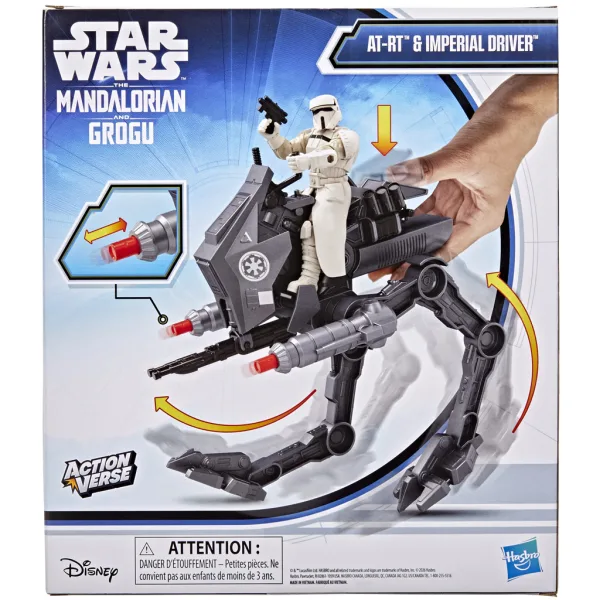 Star Wars ActionVerse AT-RT Pilota Imperiale set di gioco - Hasbro immagine 3