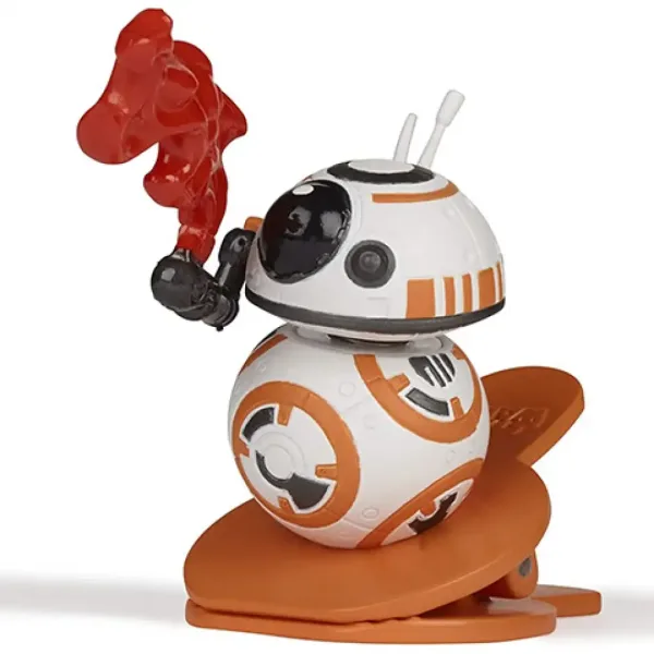 Star Wars Battle Bobblers BB-8 vs Stormtrooper figura con clip - Hasbro immagine 3