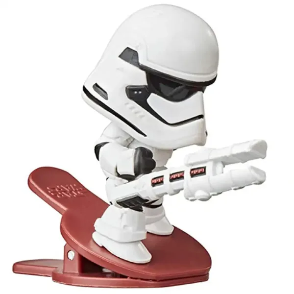Star Wars Battle Bobblers BB-8 vs Stormtrooper figura con clip - Hasbro immagine 4