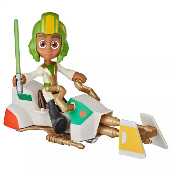 Star Wars: Le avventure dei giovani Jedi - Set di figure Kai Brightstar con veicolo 7,5 cm - Hasbro immagine 4