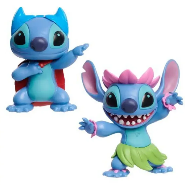 Stitch e Angel: Set di 2 figure di hula dance immagine 2
