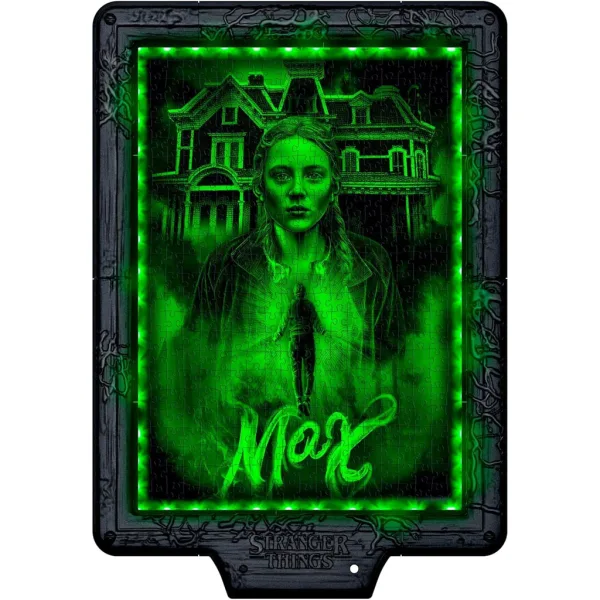 Stranger Things – Puzzle da 520 pezzi La maledizione di Vecna con cornice e illuminazione LED RGB – Clementoni immagine 5