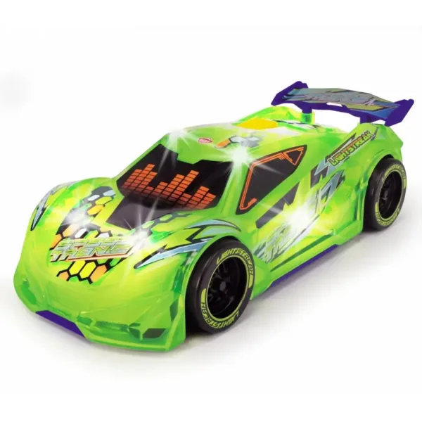 Streets Beatz: Speed Tronic auto verde neon con luci e suoni 20 cm - Dickie Toys immagine 2